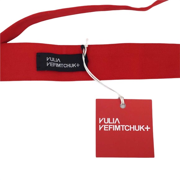 YULIA YEFIMTCHUK Belt Red Unisex Onesize NWT $300 - Picture 5 of 5